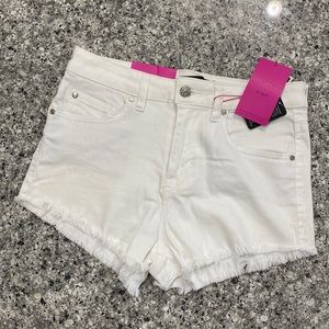 White Denim Shorts - Celebrity Pink - Size 5 (27) - NEVER WORN